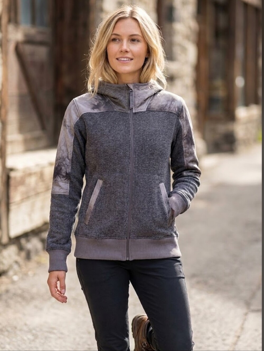 Merrell Tie Dye Full-Zip Hooded Jacket